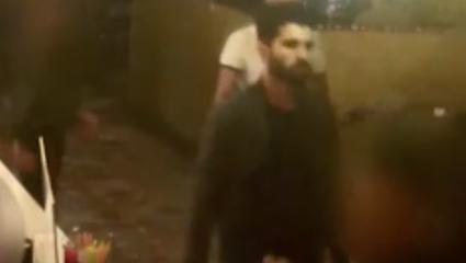 CCTV footage of Janbaz Tarin leaving a restaurant