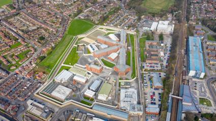 Aerial photo of HMP Wakefield