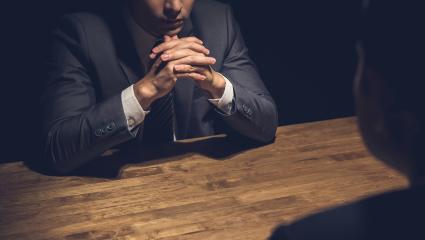 A police interrogation