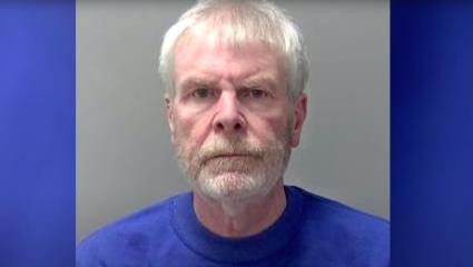 Stephen Searle's police mugshot