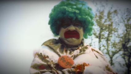 John Wayne Gacy dressed as 'Pogo the Clown'