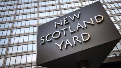 New Scotland Yard sign