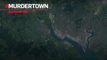 Satellite image of Southampton