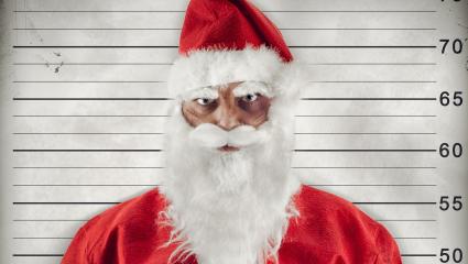 Santa Claus is a line up