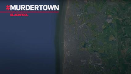 Satellite image of Blackpool