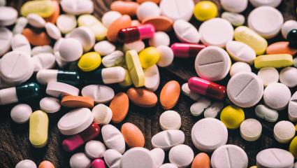 A photograph of pills