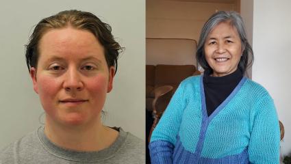 Jemma Mitchell (left) and Deborah Chong (right)