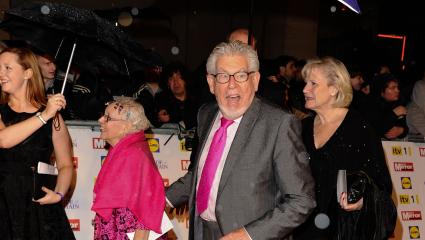 Rolf Harris arriving for the 2012 Pride of Britain Awards