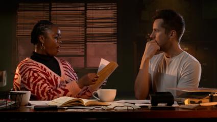 Satema Tarawally and Jonny Nelson from Crime Swipe