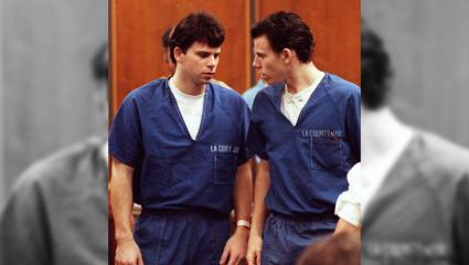 Lyle Menendez (Left) and Erik Menendez (Right) leave the courtroom