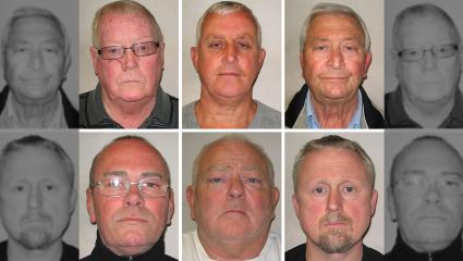 Mugshots of the Hatton Garden criminals