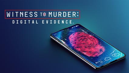 WITNESS TO MURDER: DIGITAL EVIDENCE - A large thumbprint on a phone screen