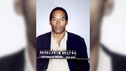 OJ Simpson's mugshot