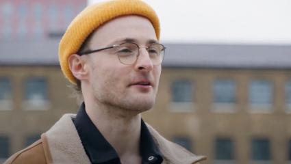 A man talks about crime in London