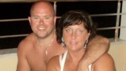 Sarah Wellgreen with her ex-partner and murderer Ben Lacomba