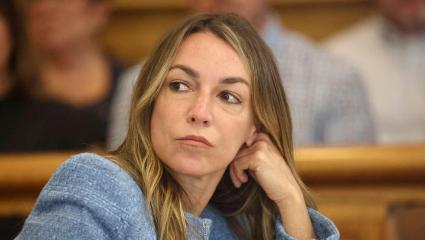 Karen Read listens in court
