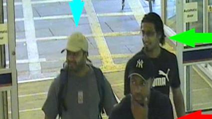 CCTV footage of three of the London bombers entering King's Cross station