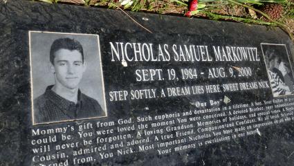 Gravestone for Nicholas Markowitz