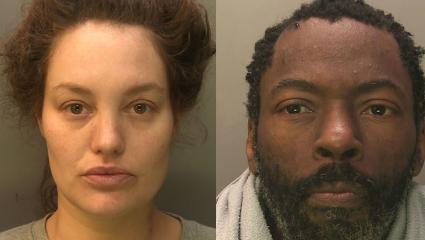 Police mugshots of Constance Marten and Mark Gordon