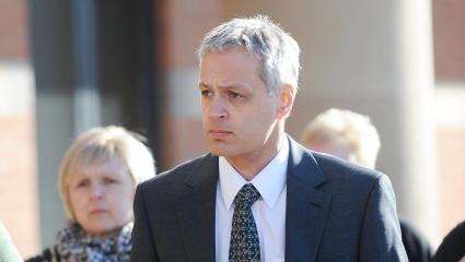 Robin Garbutt arriving at court