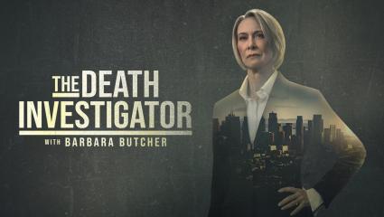 Promotional artwork for The Death Investigator with Barbara Butcher