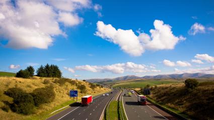The M6 motorway