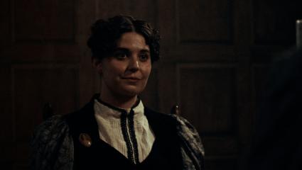 An actor portraying Lizzie Borden