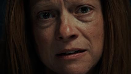 An actor portraying Aileen Wuornos