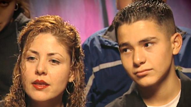 Gavin Arvizo with his mother, Janet