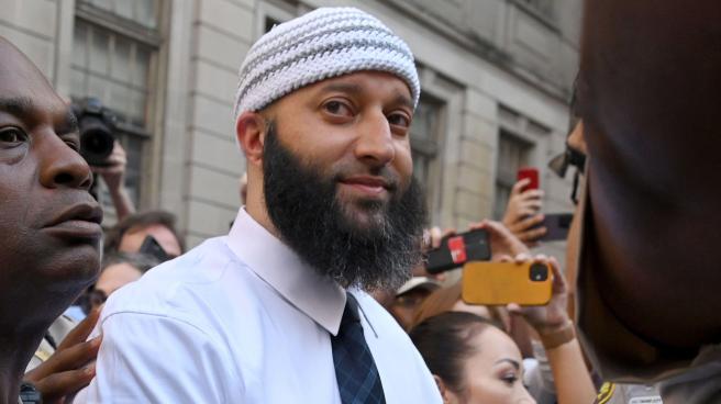 Adnan Syed leaves the courthouse after being released from prison