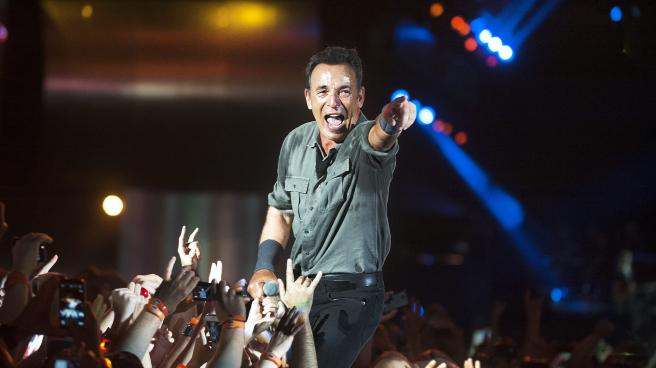 Bruce Springsteen performs in Brazil