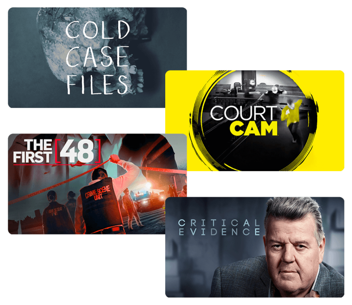 Stream 1000 hours of the most-wanted true crime content