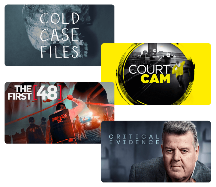 Stream 1000 hours of the most-wanted true crime content