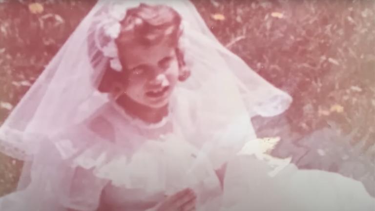 Debra Clarke as a child