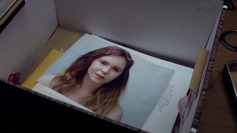 Photo of Dinah Peterson in a police evidence box