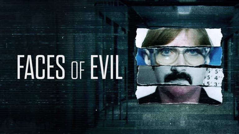 'FACES OF EVIL' - Different sections of killers' faces have been put together to make one image