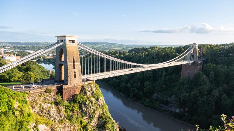 The Clifton Suspension Bridge in Bristol