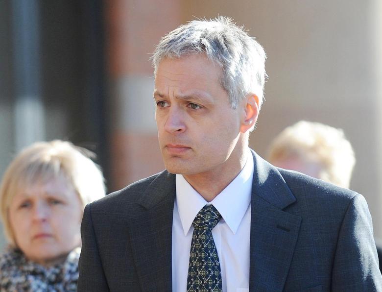 Robin Garbutt arriving at court