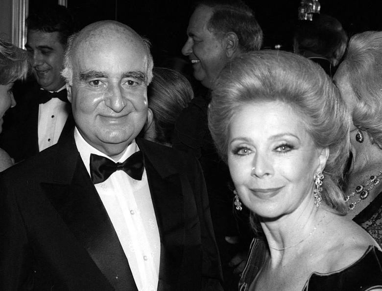 Edmond Safra with his wife Lily