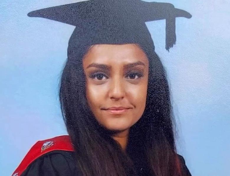 Sabina Nessa's graduation photo