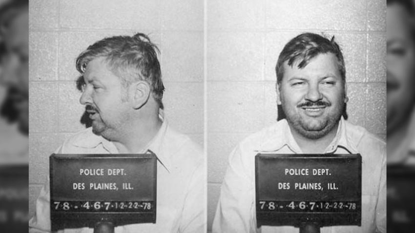 A police photograph of John Wayne Gacy