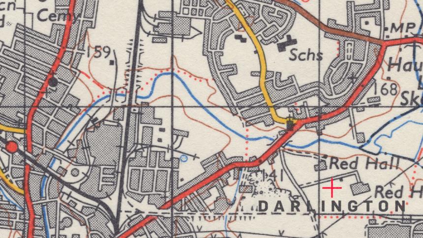 Darlington map