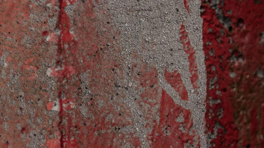 Blood stained wall