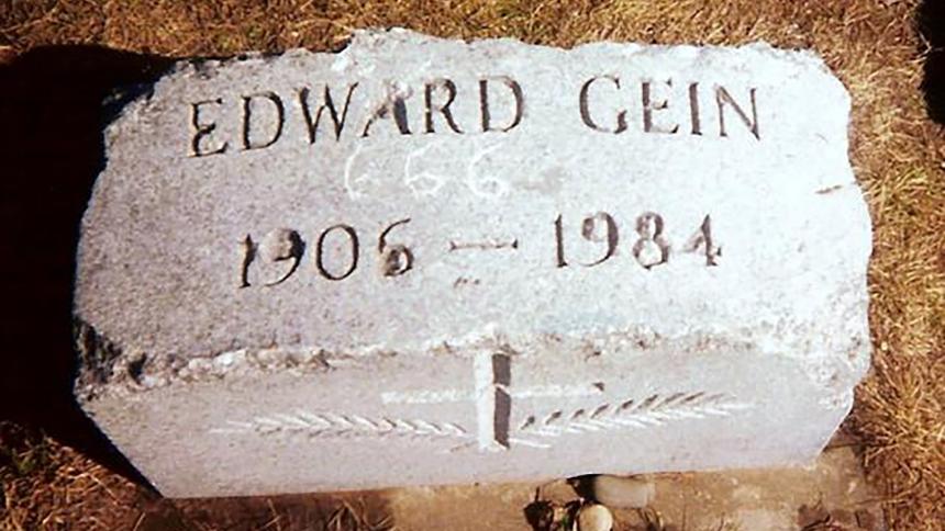 Ed Gein's gravestone