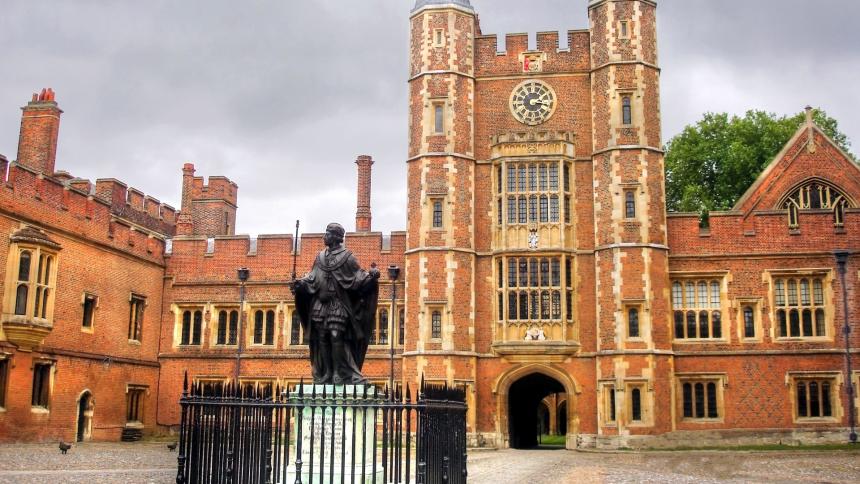 A stock photograph of Eton College, Windsor, UK, where Lord Lucan attended.