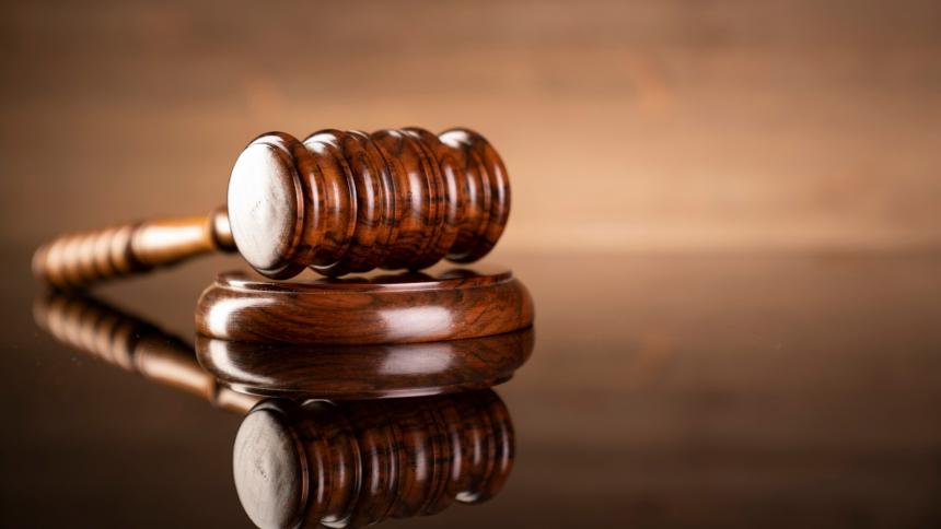 A stock photo of a judge's gavel