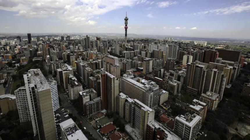 A stock photograph of Hillbrow, Johannesburg, South Africa