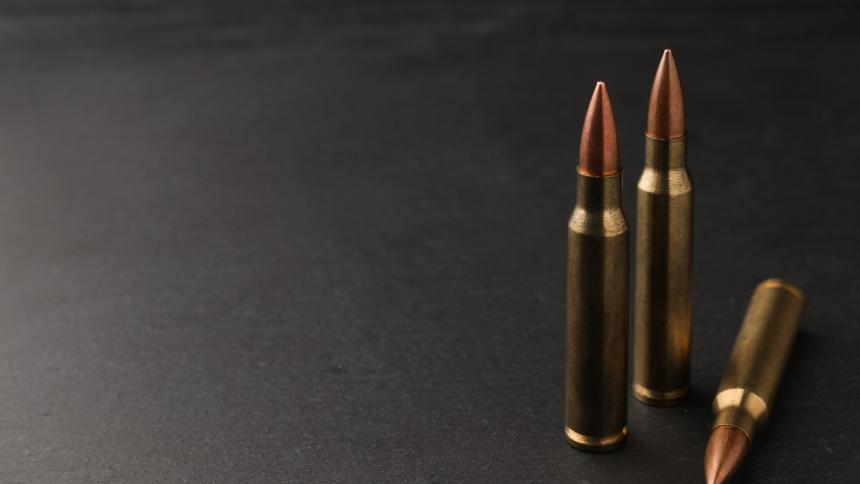 A stock photo showing bullet cases