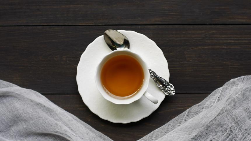 A photograph of a teacup