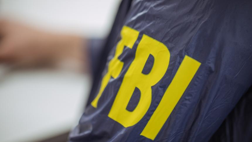 A photograph of an FBI jacket